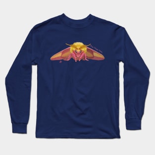 Rosy, the Maple Moth Looking at You Long Sleeve T-Shirt